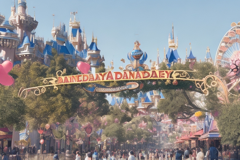 Family Walking Trough Toy Story Land. ©Disney ©Disney/Pixar ©Hasbro, Inc. All Right Reserved. Jenga® Pokonobe Associated.