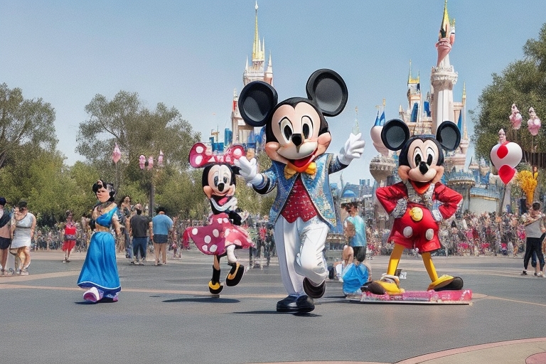 Family Walking Through PANDORA The World Of Avatar At Disney's Animal Kingdom©